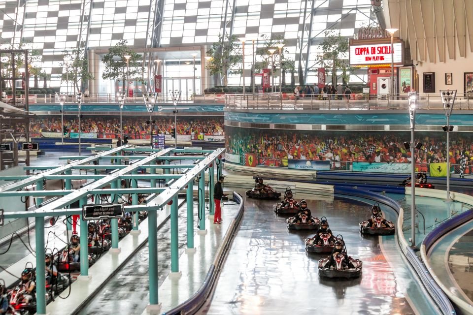 Race on the go-karting track
